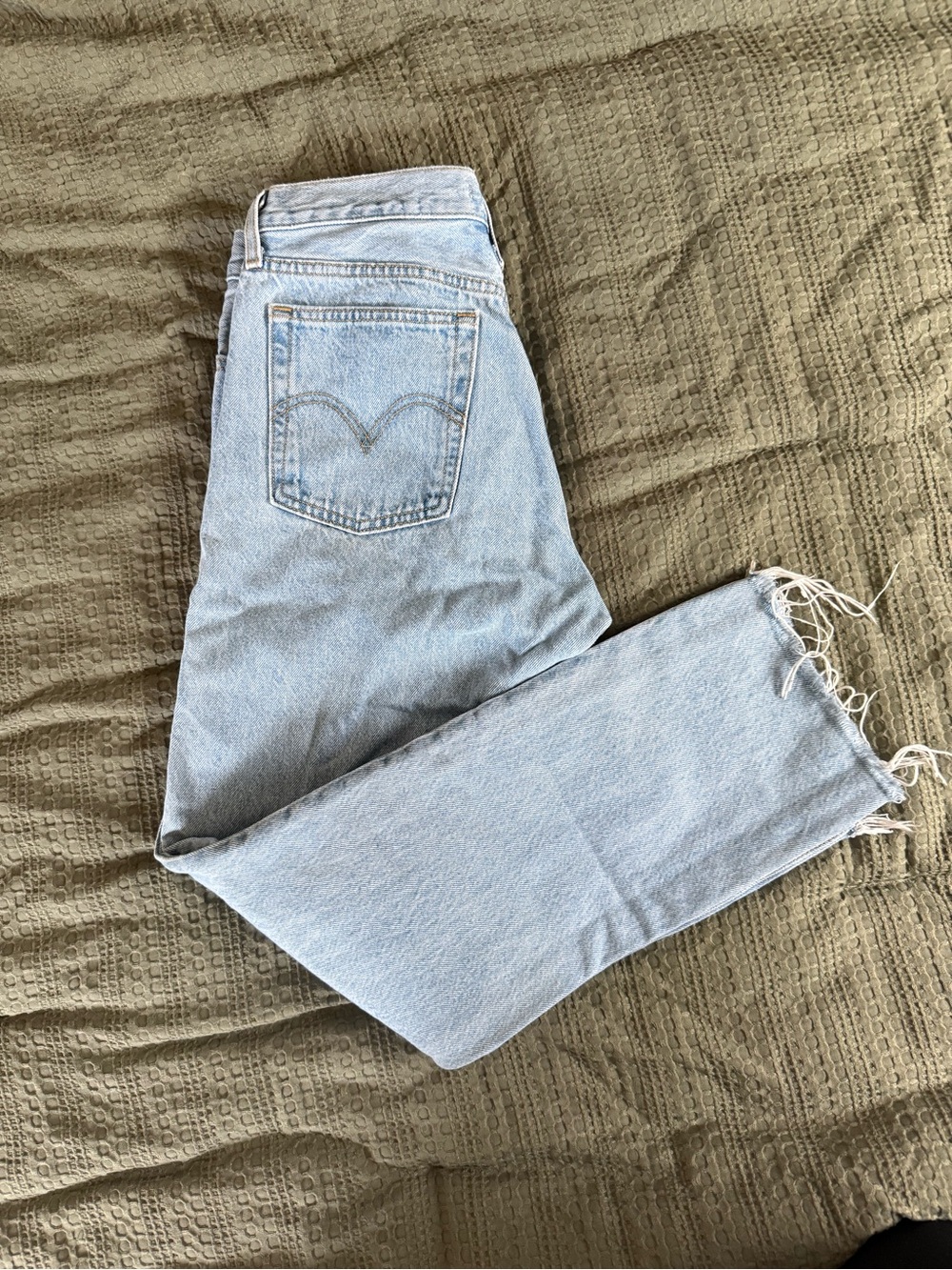 Levi's Light Blue wedgie Straight-Leg Women's Jeans